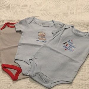 Set of three onesies NWOT